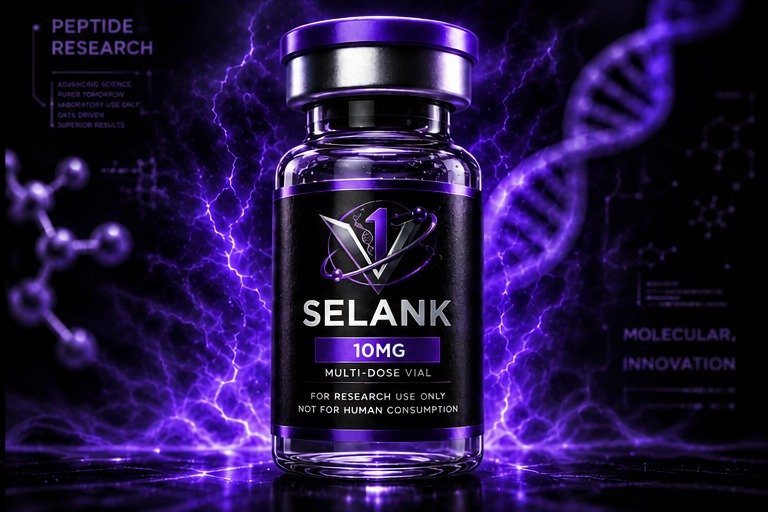 SELANK 10MG research vial
